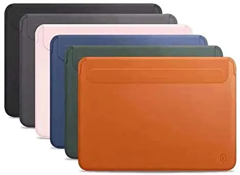 WiWU PU Leather Slim Skin Pro Sleeve for MacBook Pro 16" (2021-2024) - Brown