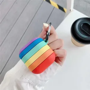 Innocent AirPods Silicone 3D Rainbow Stripe Case - AirPods Pro