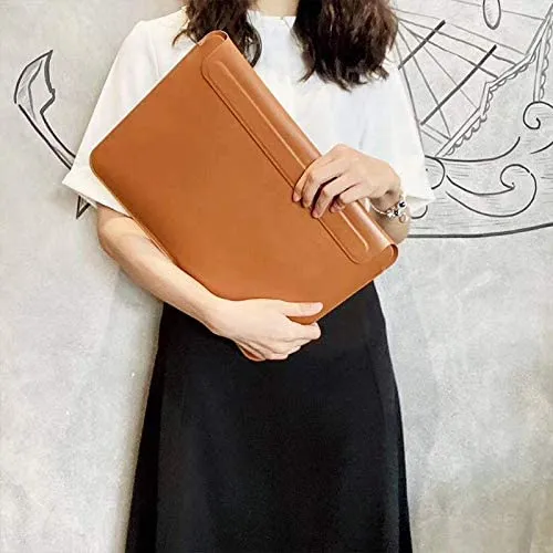 WiWU PU Leather Slim Skin Pro Sleeve for MacBook Pro 16" (2021-2024) - Brown