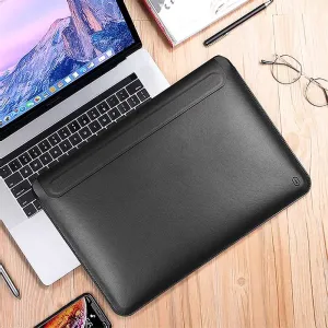 WiWu PU Leather Carry HandCraft Sleeve MacBook Pro 16" USB-C - Black
