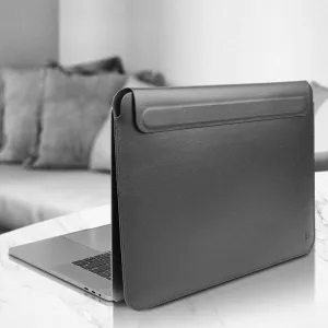 WiWu PU Leather Carry HandCraft Sleeve MacBook Pro 16" USB-C - Black