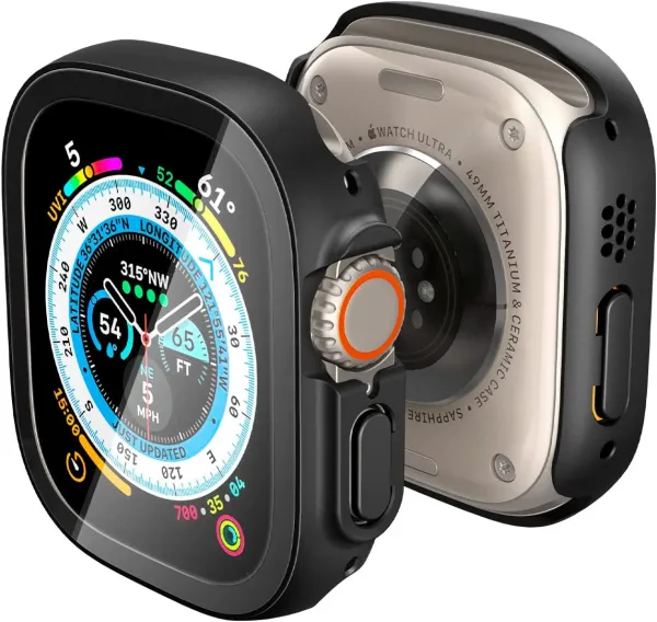 Innocent Adventure Screen Apple Watch Case Black - Apple Watch Ultra 49mm