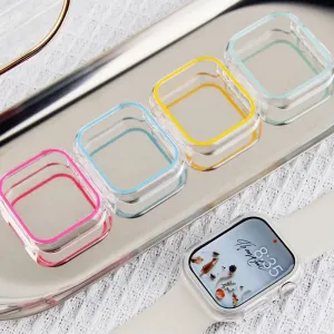 Innocent Luminous Transparent Case for Apple Watch Series 7/8 41mm - Blue