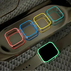 Innocent Luminous Transparent Case for Apple Watch Series 7/8 41mm - Blue