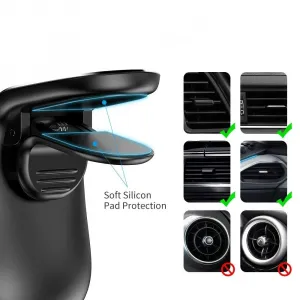Innocent Journey Clip Magnetic Vent Car Holder - Black