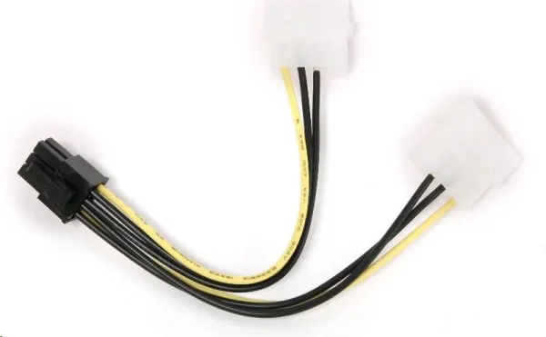 GEMBIRD Napájací kábel interný 2x 5,25"(F) + PCI Express 6pin