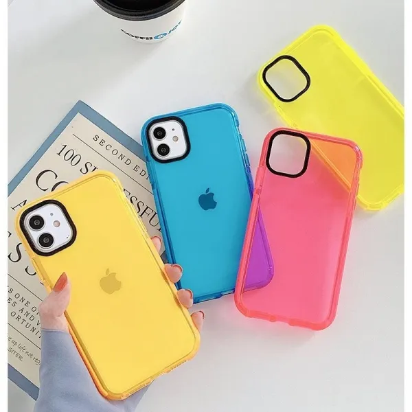 Innocent Neon Rugged Case iPhone 8/7 Plus - Neon Yellow
