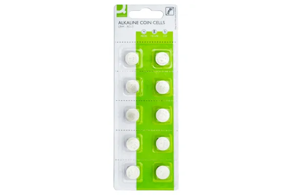 Batéria Q-Connect gombíková LR44 10ks