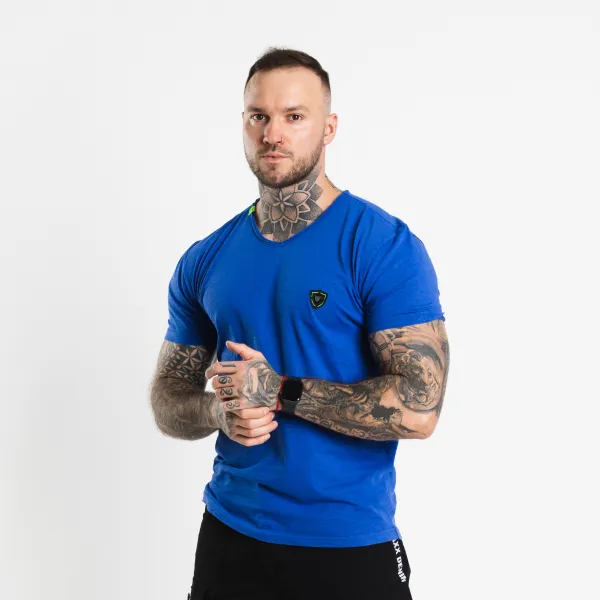 Pánske tričko CIPO & BAXX CT648 BLUE Farba: Modrá, Konfekčná veľkosť: XXL