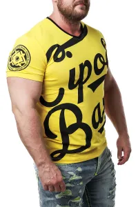 Pánske tričko CIPO & BAXX CT635 YELLOW Farba: Žltá, Konfekčná veľkosť: M
