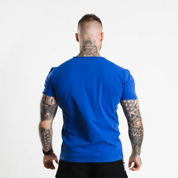 Pánske tričko CIPO & BAXX CT648 BLUE Farba: Modrá, Konfekčná veľkosť: XXL