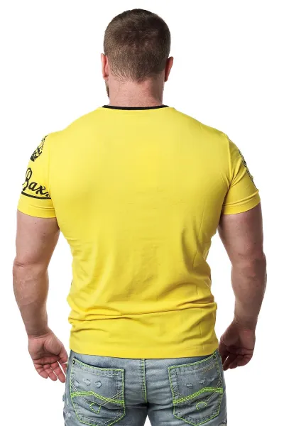 Pánske tričko CIPO & BAXX CT635 YELLOW Farba: Žltá, Konfekčná veľkosť: M