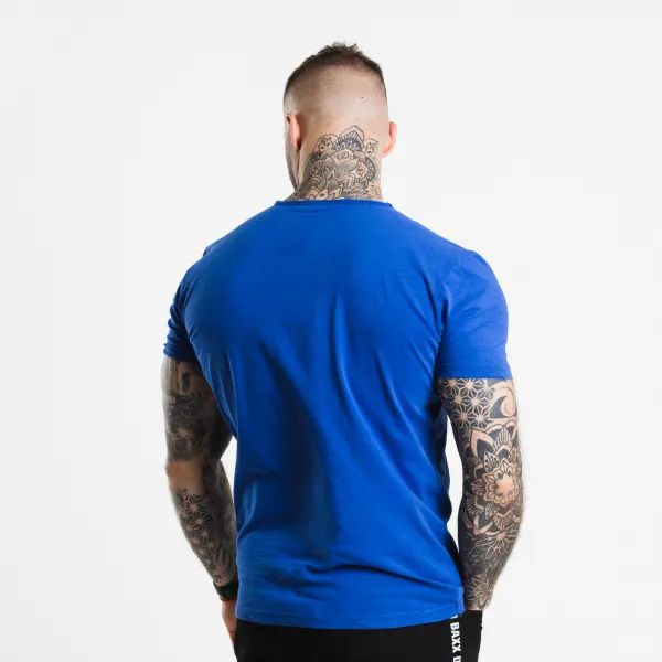Pánske tričko CIPO & BAXX CT648 BLUE Farba: Modrá, Konfekčná veľkosť: XXL