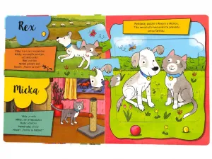 Kamaráti zvieratká kniha s puzzle Priatelia z farmy