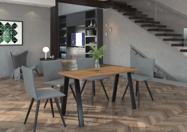 Jedálenský stôl Kleo Farba: Biela, Rozmer: 185 x 90