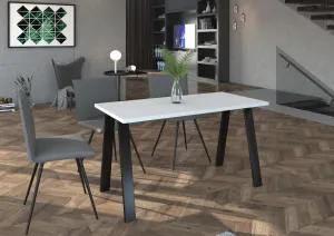 Jedálenský stôl Kleo Farba: Biela, Rozmer: 185 x 90