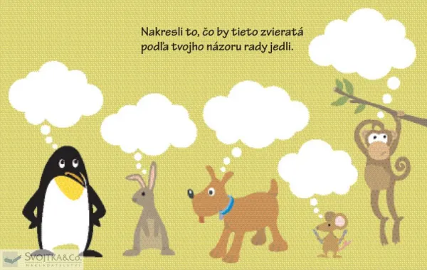 Domaľuj na karty – ZVIERATÁ