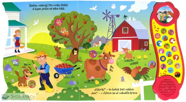 Príbeh so zvukmi - Veselá farma – 18 rôznych zvukov