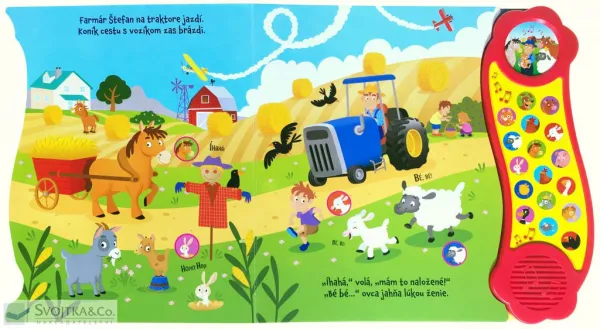 Príbeh so zvukmi - Veselá farma – 18 rôznych zvukov