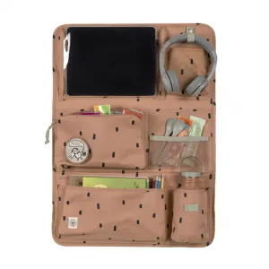 Lässig organizér do auta Wrap-to-Go Happy Prints caramel