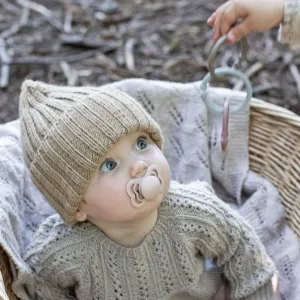 BIBS Supreme symetrické cumlíky zo silikónu 2ks - veľkosť 2 - Ivory / Sage