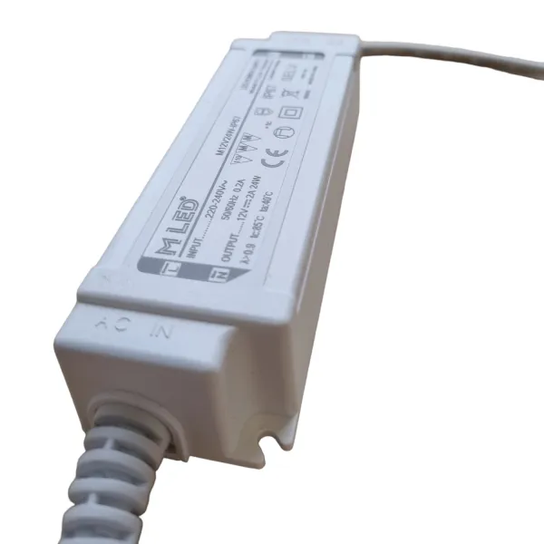 LED napájací zdroj 24W, 12V, IP67 - Vodeodolný MLED