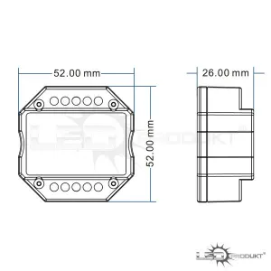 LEDprodukt LED stmievač L1 0/1-10V