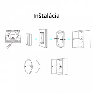 LEDprodukt LED ovládač RF12 glass