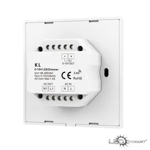 LEDprodukt LED ovládač 0-10V nástenný biely