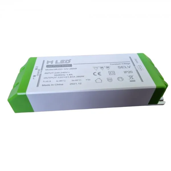 MLED LED napájací zdroj 260W, 12V - nábytkový