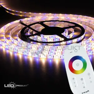 LEDprodukt 5m pásik 60LED/m SMD5050 12W/m IP65 RGB-WW (RGB+teplá biela) - Kompletná sada