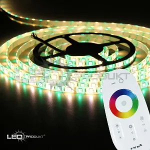 LEDprodukt 5m pásik 60LED/m SMD5050 12W/m IP65 RGB-WW (RGB+teplá biela) - Kompletná sada