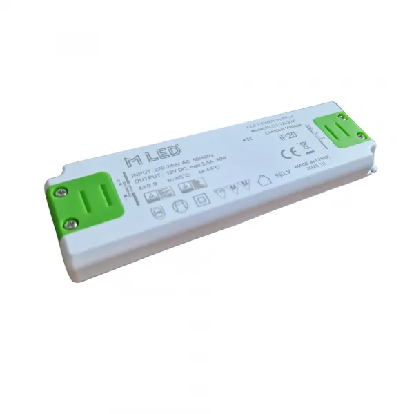 MLED LED napájací zdroj 30W, 12V - nábytkový
