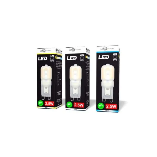 LEDprodukt LED žiarovka G9 230V 2,5W studená biela