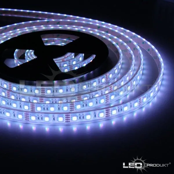 LEDprodukt 5m PROFI LED pásik SMD5050 14,4W/m RGB 60LED/m IP68 12V