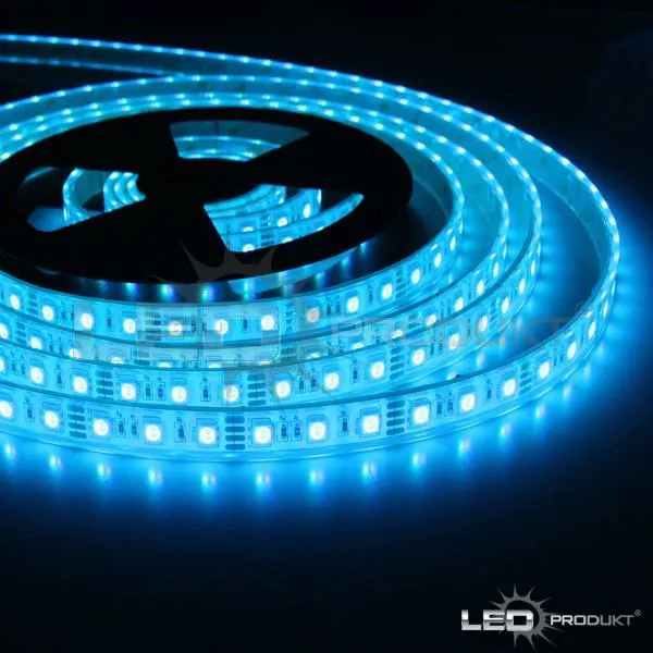 LEDprodukt 5m PROFI LED pásik SMD5050 14,4W/m RGB 60LED/m IP68 12V