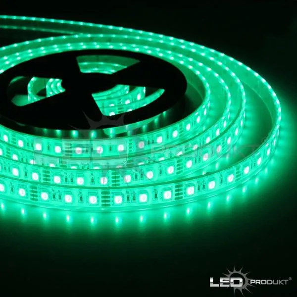 LEDprodukt 5m PROFI LED pásik SMD5050 14,4W/m RGB 60LED/m IP68 12V