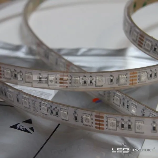 LEDprodukt 5m PROFI LED pásik SMD5050 14,4W/m RGB 60LED/m IP68 12V