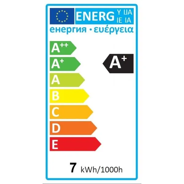 LEDprodukt LED žiarovka E27 R63 7W SMD2835 studená biela