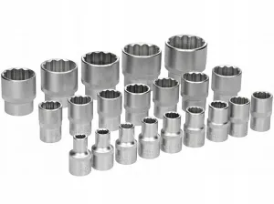 21 dielna sada nadstavcov 1/2´´ 8-36mm - 12 hran