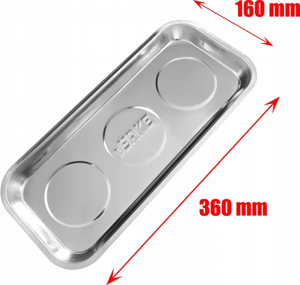 VERKE Magnetická miska na skrutky 360 x 160 mm