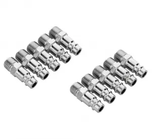 Rýchlospojky vonkajší závit 1/4" 10 kusov
