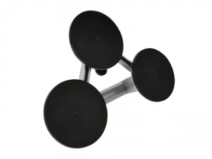 Geko Prísavka na sklo 3x115mm hliníková