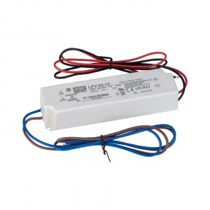 LED napájací zdroj 36W, 12V, IP67 - Vodeodolný MEAN-WELL