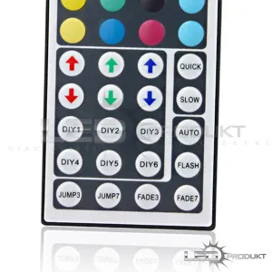 LEDprodukt LED RGB ovládač 44 funkcií - IR3