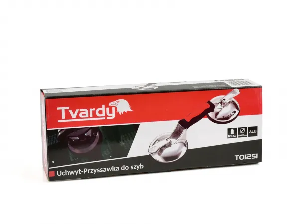 Tvardy Prísavka na sklo 2x125mm hliník