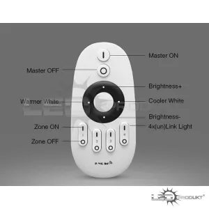 LEDprodukt LED ovládač RF6 - 4 okruhy - Dual White