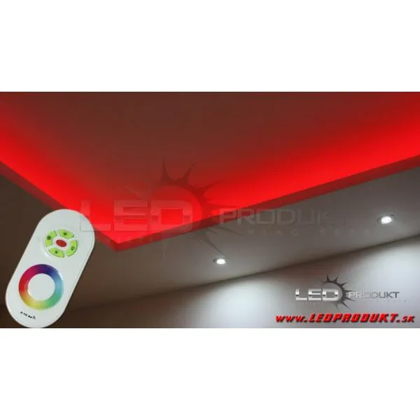 LEDprodukt 5m IP20 30LED/m RGB pásik, RF9 dotyk. KOMPLETNÁ SADA