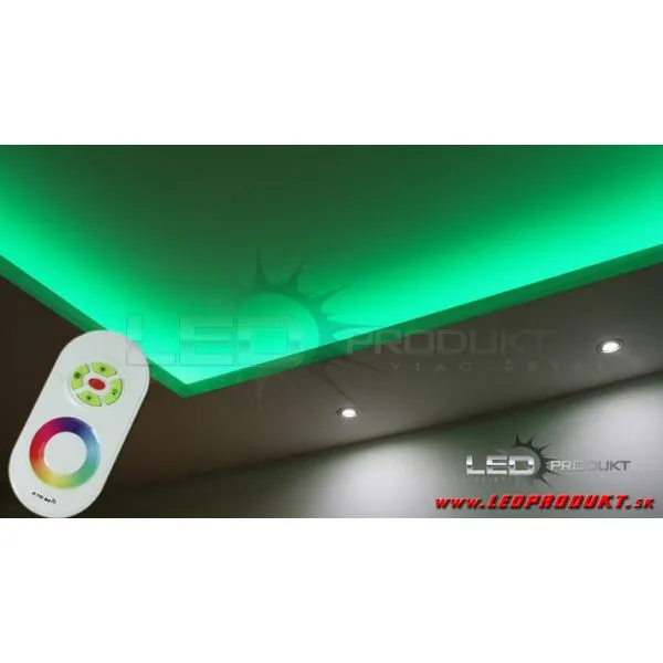 LEDprodukt 5m IP20 30LED/m RGB pásik, RF9 dotyk. KOMPLETNÁ SADA