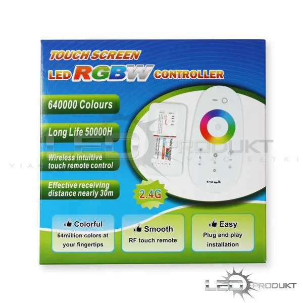 LEDprodukt LED RGB-W ovládač RF8 - 2,4GHz
